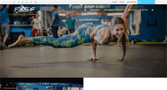 Desktop Screenshot of firststepfitness.com