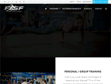 Tablet Screenshot of firststepfitness.com